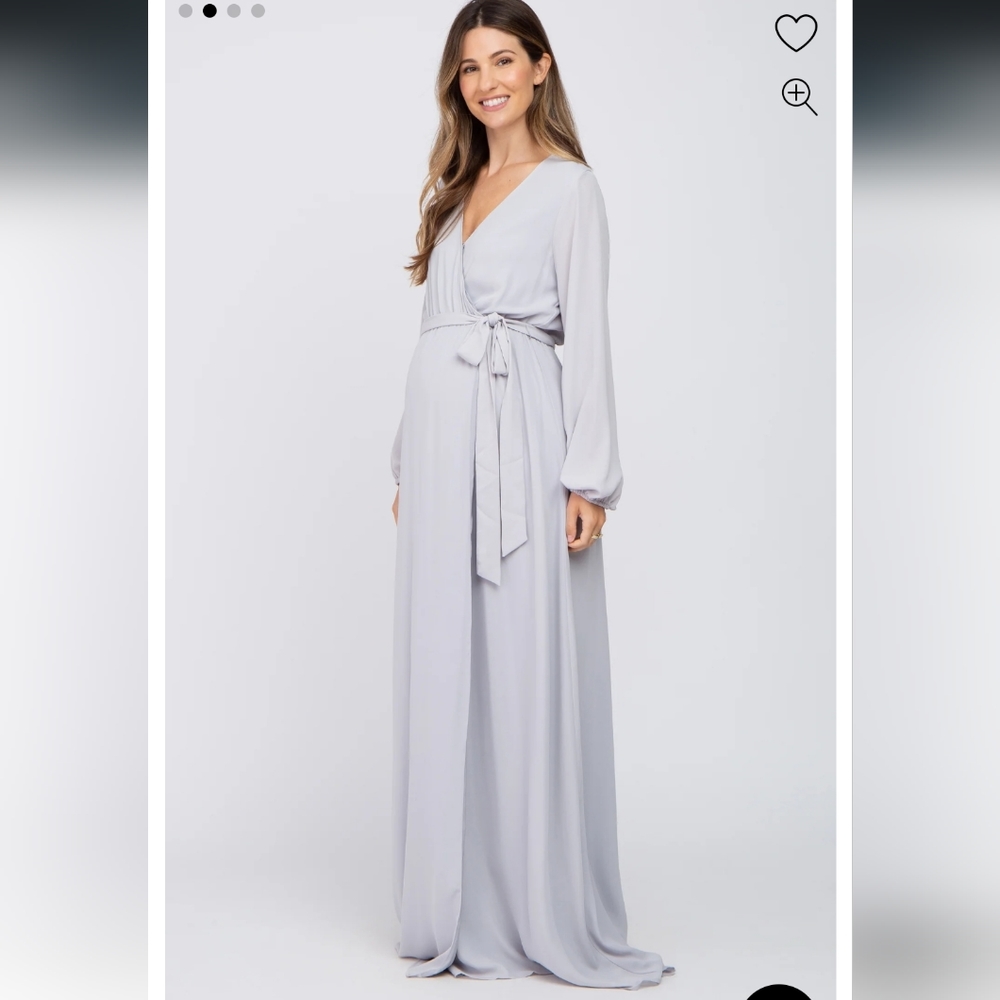 Pink Blush Maternity Gown Dress XL photoshoot, baby shower